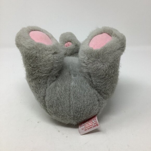 Dakin Elephant Gray Pink Ears Plush Stuffed Animal Vintage 1993 - Picture 6 of 8